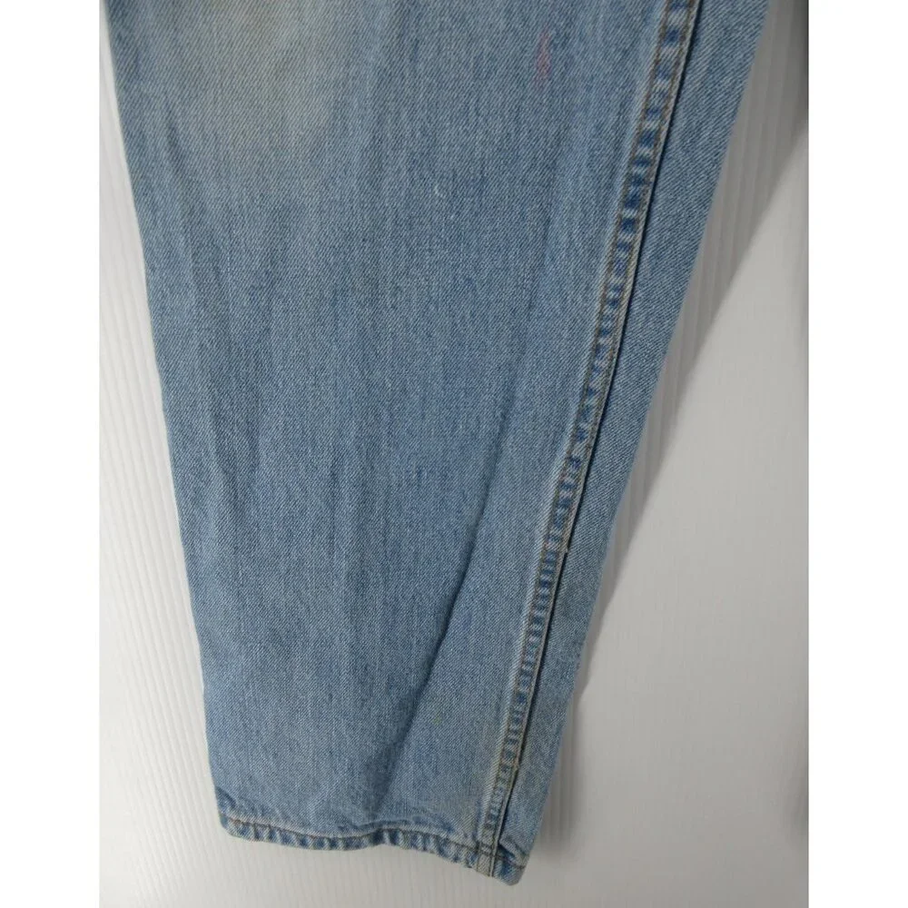 VINTAGE Levis 550 Jeans 33X32 Relaxed Fit Tapered Red Tab Denim 90s *